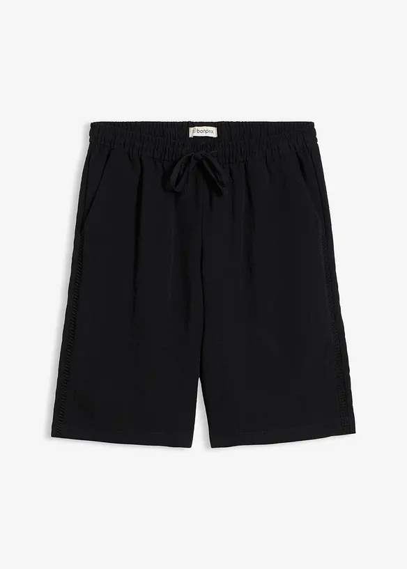 Pull on-bermudashorts i viskoseblanding, bonprix
