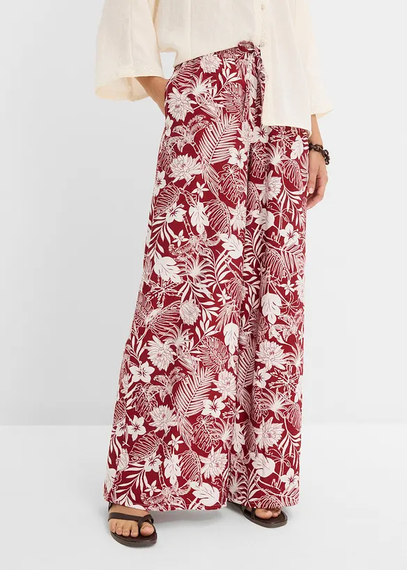 Vid bukse i viskoseblanding, bonprix