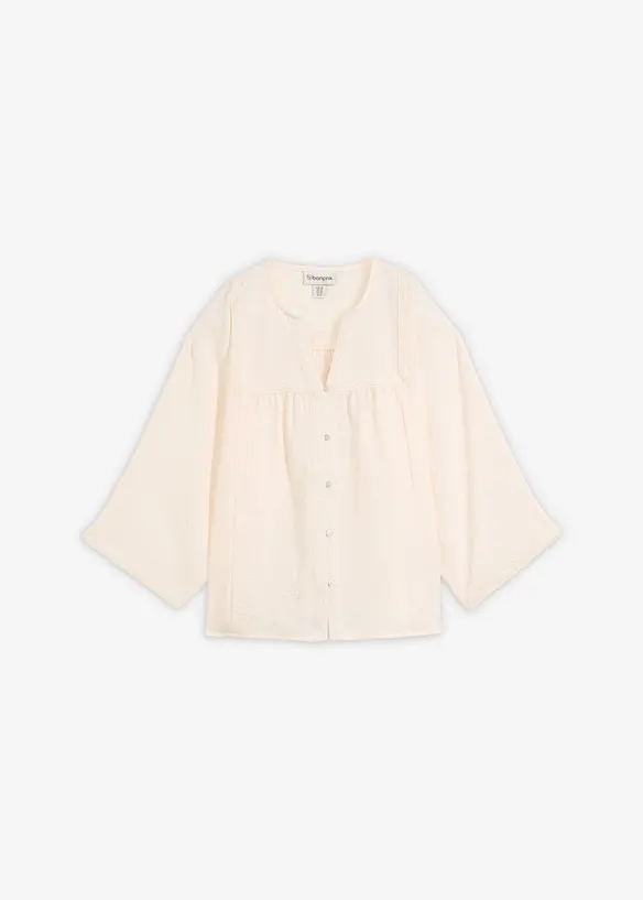 Bluse i viskoseblanding, bonprix