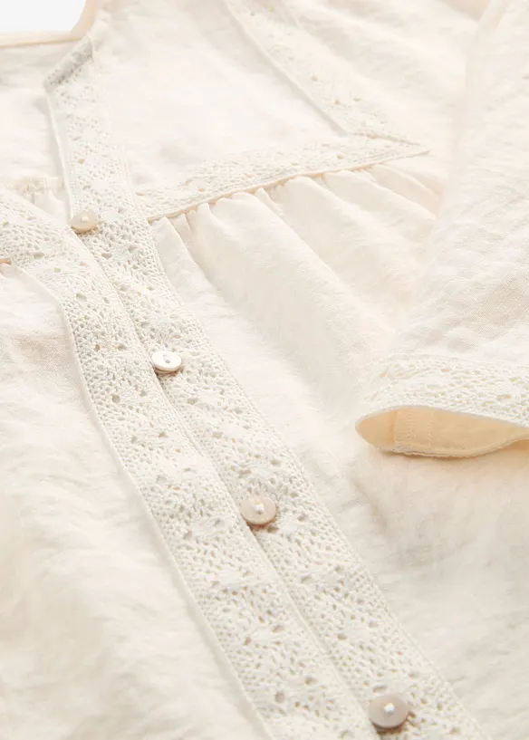 Bluse i viskoseblanding, bonprix