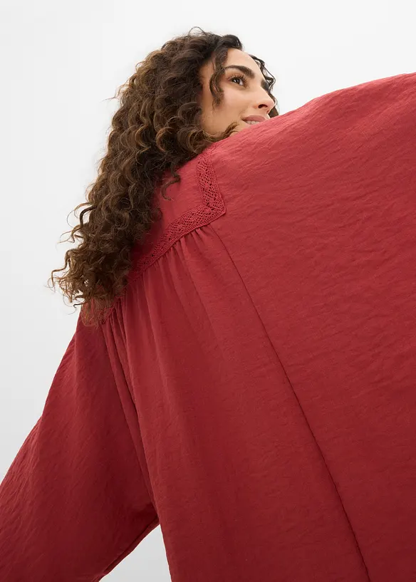 Bluse i viskoseblanding, bonprix