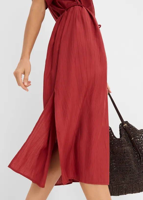 Kjole i myk viskoseblanding, bonprix