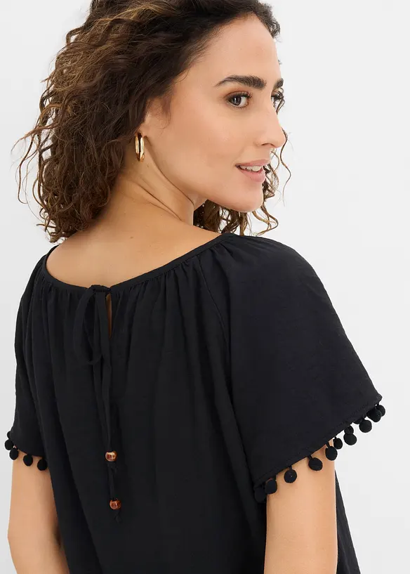 Bluse i myk viskoseblanding, bonprix
