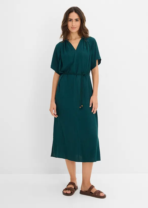 Kjole i myk viskoseblanding, bonprix