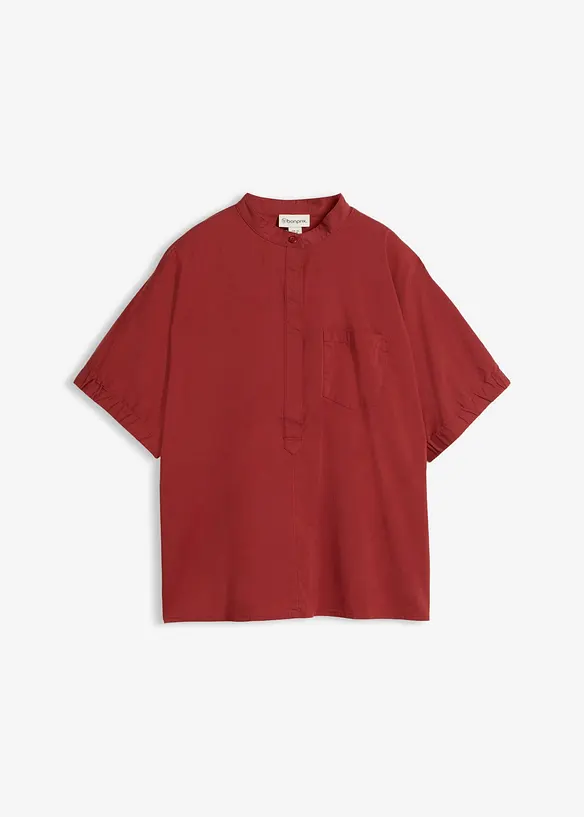 Kortermet bluse med lave skulders&oslash;mmer, bonprix