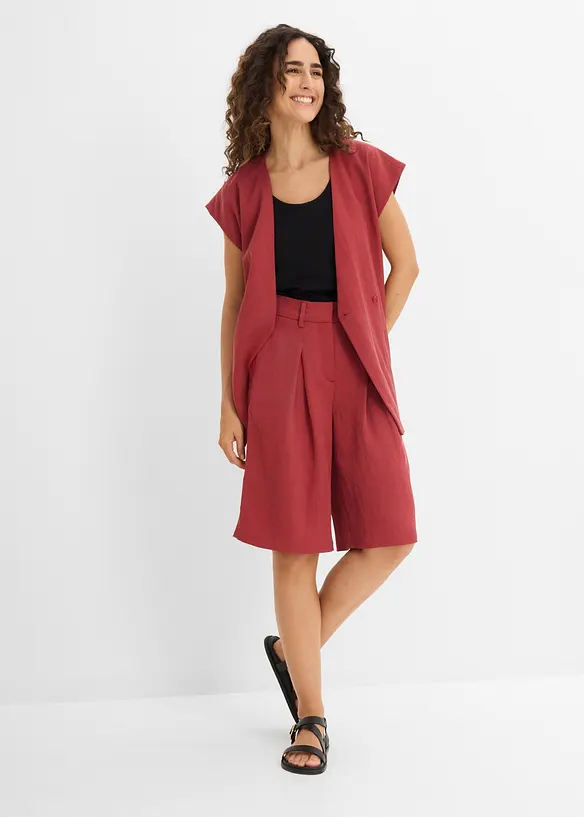 Bermudashorts av viskosemiks, bonprix