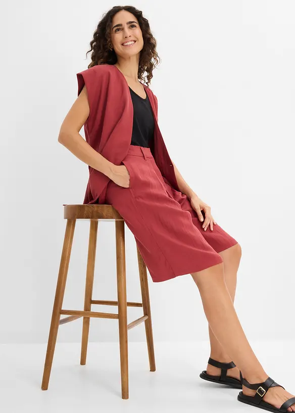 Bermudashorts av viskosemiks, bonprix