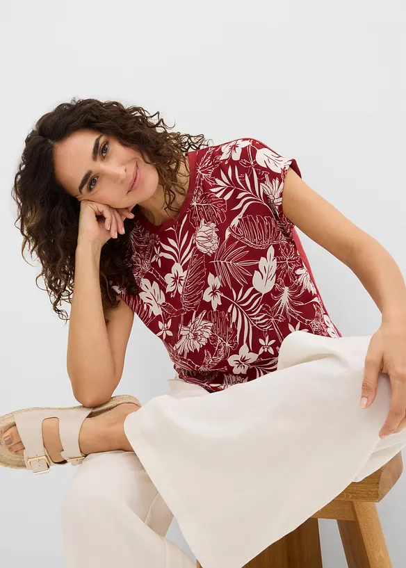 Topp i viskoseblanding, bonprix