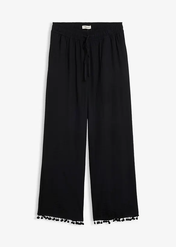 Pull on-bukse i viskoseblanding med pent fall, bonprix