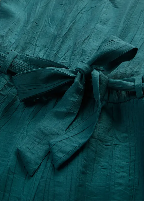 Jumpsuit i viskose med fin krage, bonprix