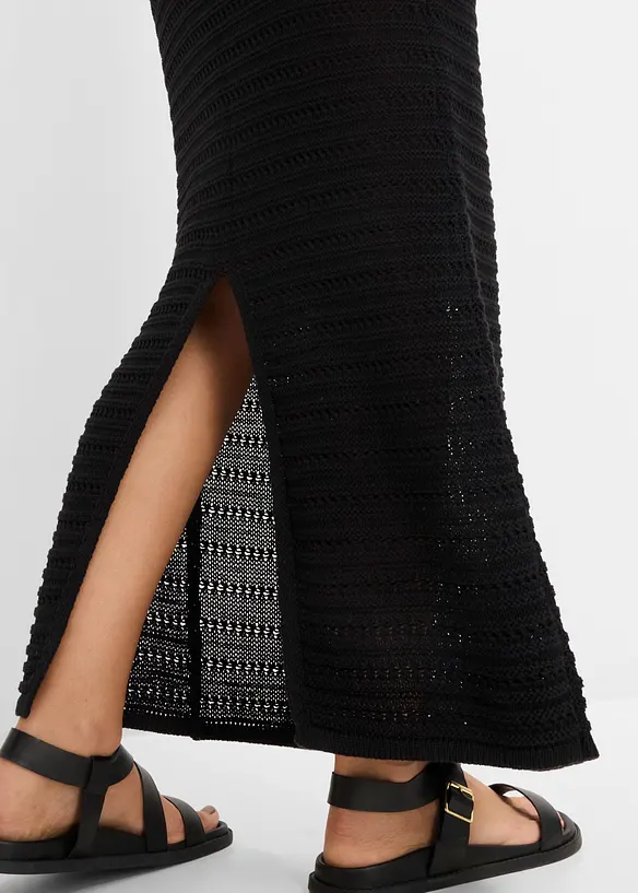 Maxiskj&oslash;rt med heklet blonde, bonprix