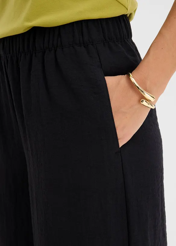 Culotte i viskoseblanding med pent fall, bonprix