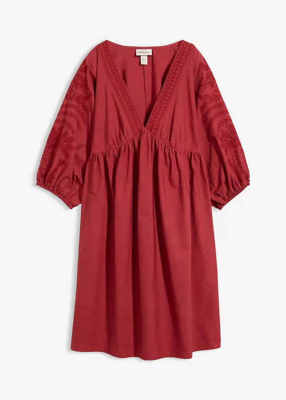 Skjortekjole i 100% bomull, bonprix