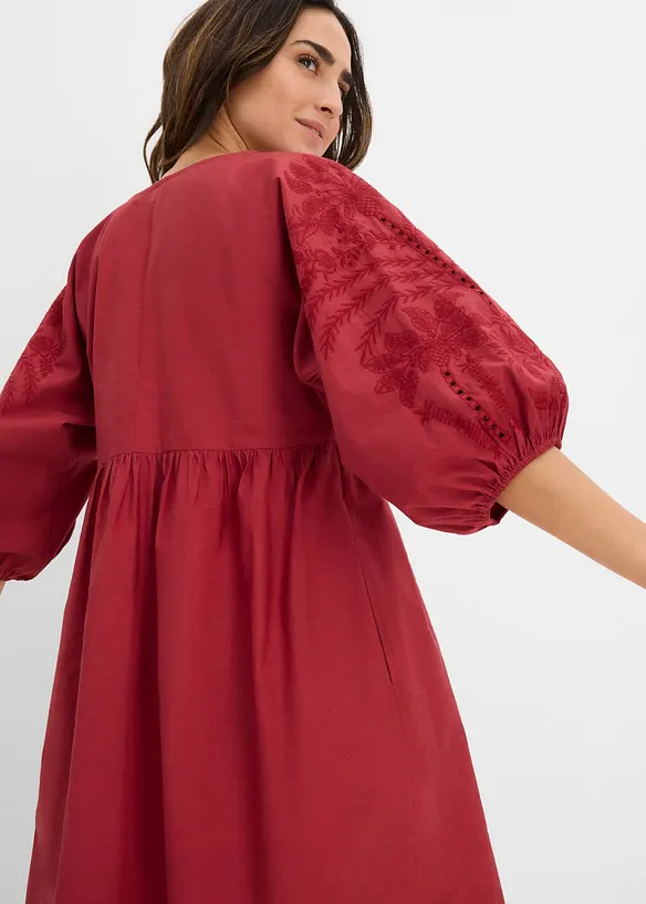 Skjortekjole i 100% bomull, bonprix