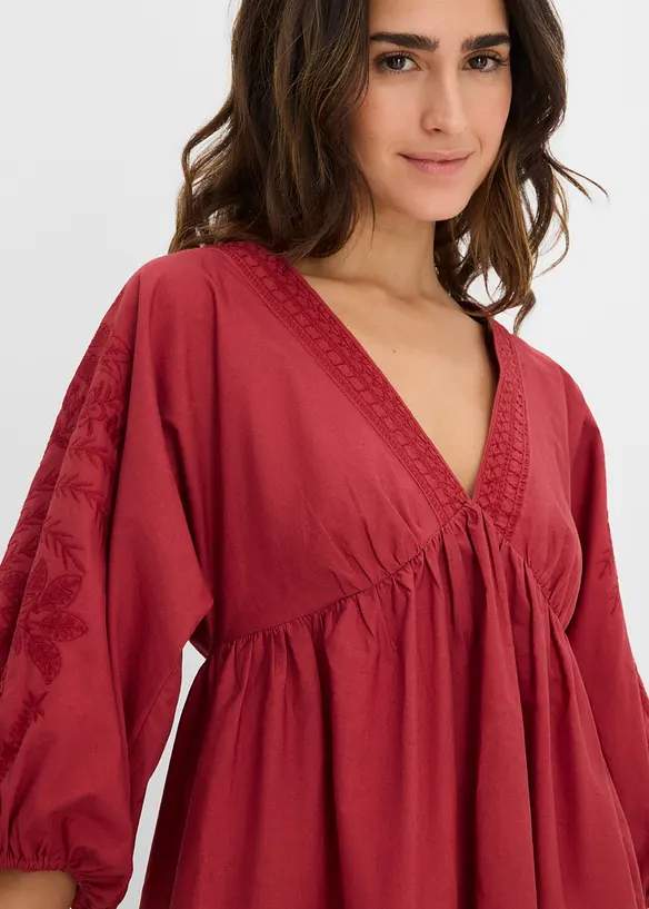 Skjortekjole i 100% bomull, bonprix