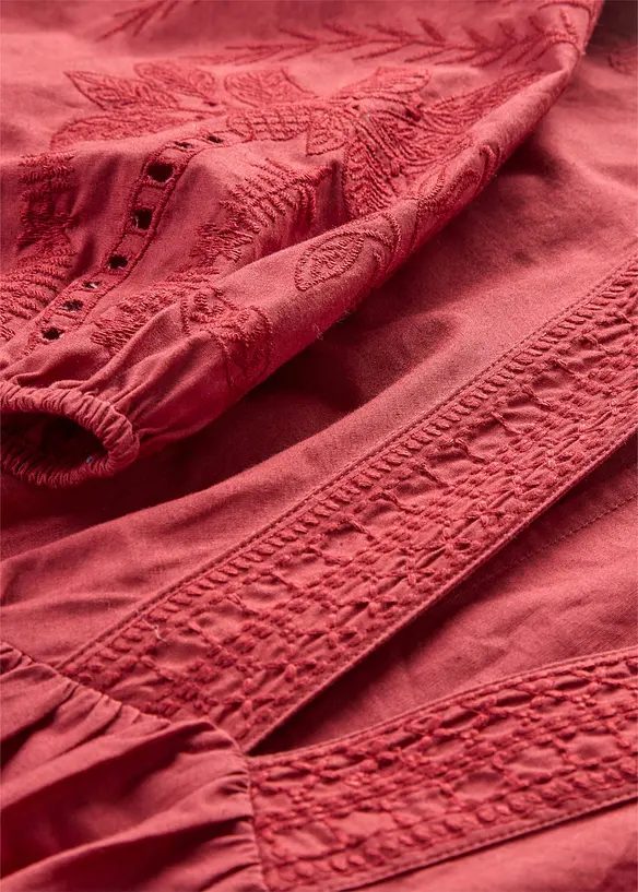 Skjortekjole i 100% bomull, bonprix