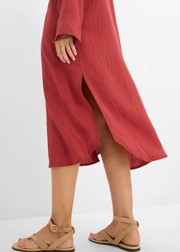 Kaftankjole i lett materiale med forseggjorte detaljer, bonprix