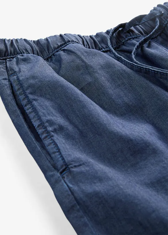 Denimshorts Mid Waist, komfortlinning, bonprix