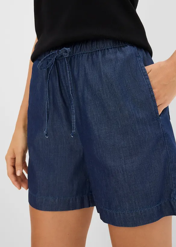 Denimshorts Mid Waist, komfortlinning, bonprix