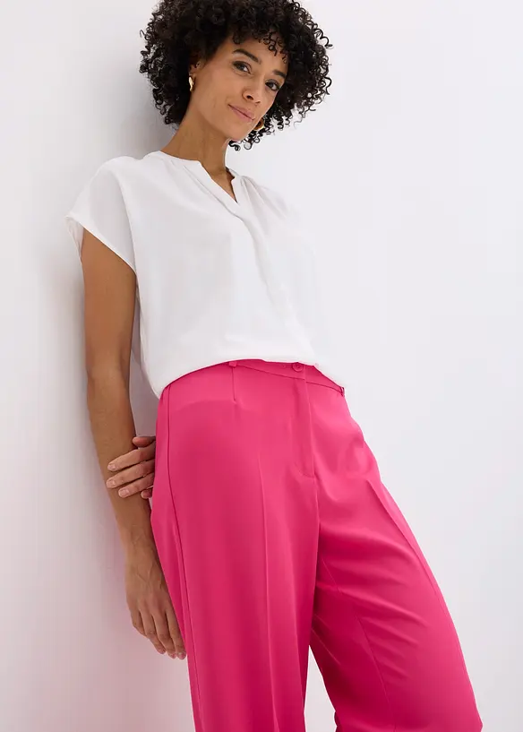 Vid bukse med komfortlinning, bonprix