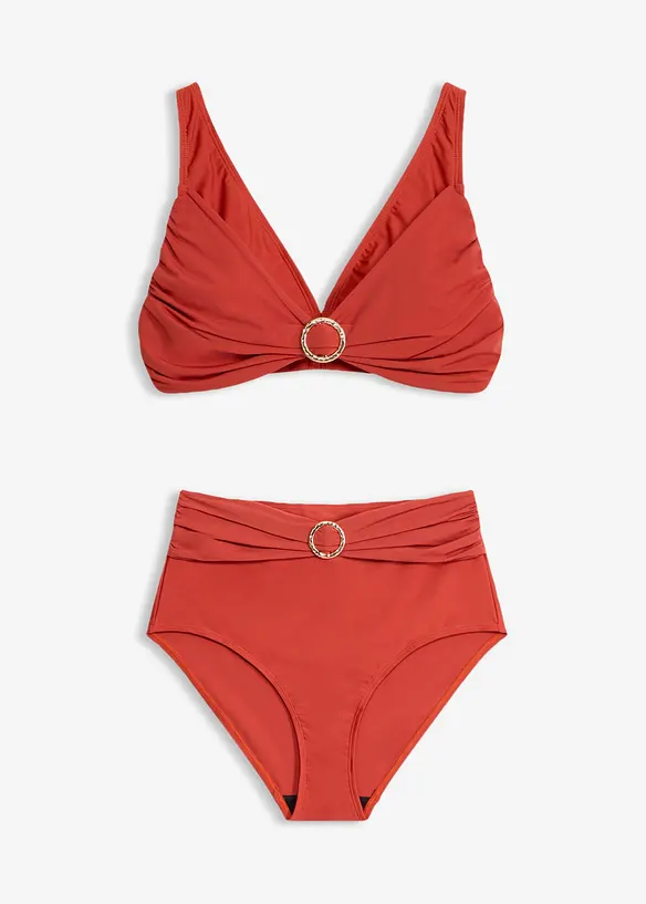 Bustier-bikini (2-delt sett) med ringdetalj, bonprix
