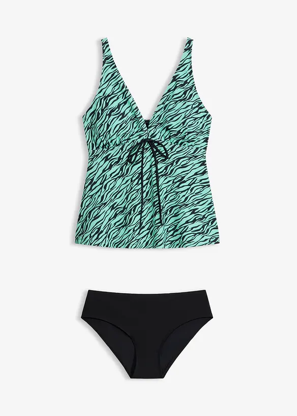 Tankini med knyteb&aring;nd (2-delt sett), bonprix