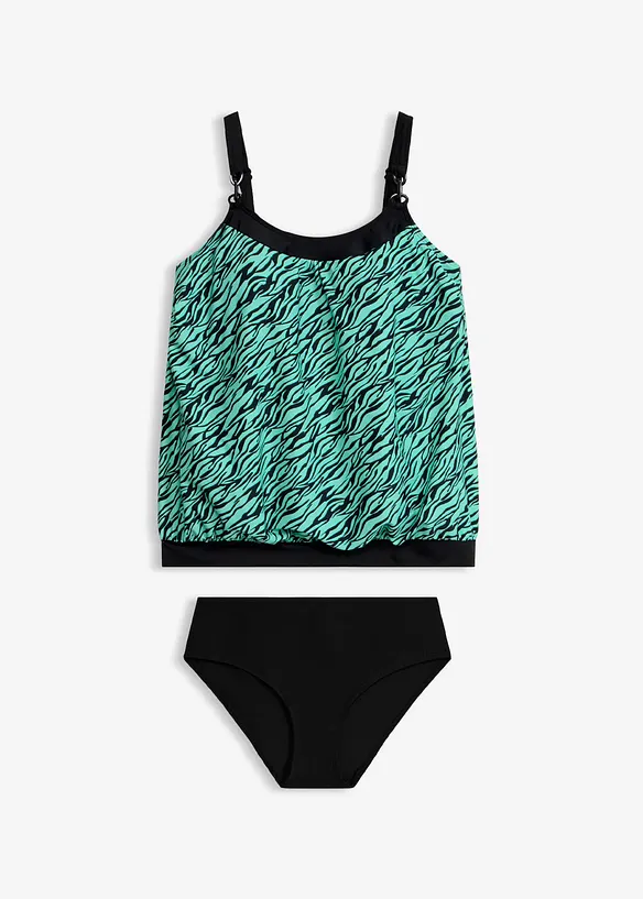Oversized tankini med ringdetalj (2-delt sett), bonprix