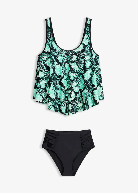 Tankini (2-delt sett) med slangem&oslash;nster, bonprix