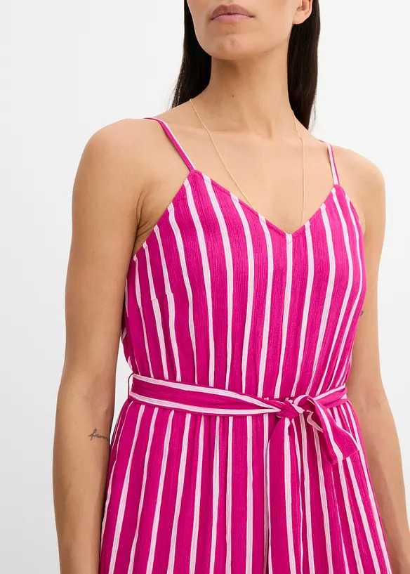 Jumpsuit av strukturert viskose, bonprix