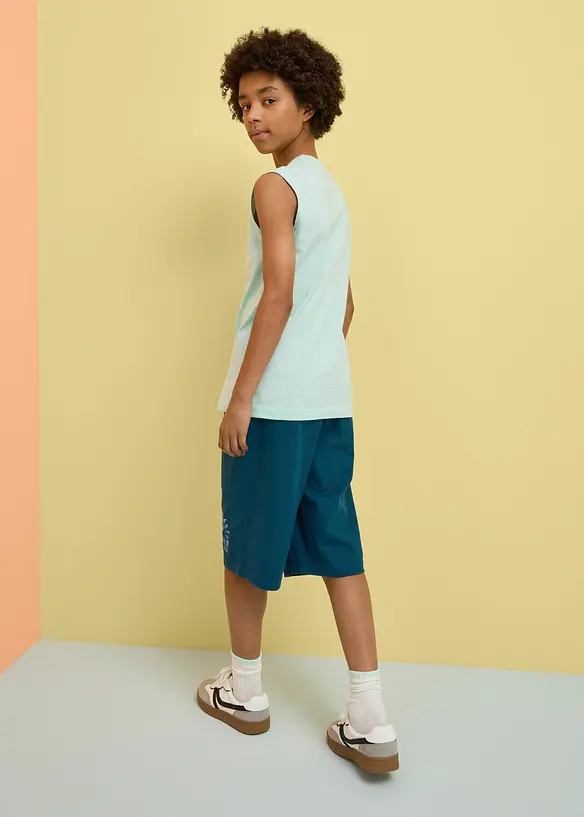 Topp og shorts av 100% &oslash;kologisk bomull (2-delt sett), bonprix