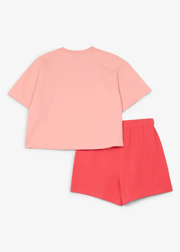 Topp og shorts i 100% &oslash;kologisk bomull (2-delt sett), bonprix