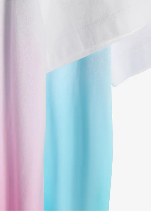 T-skjorte med &oslash;kologisk bomull (2-pack), bonprix