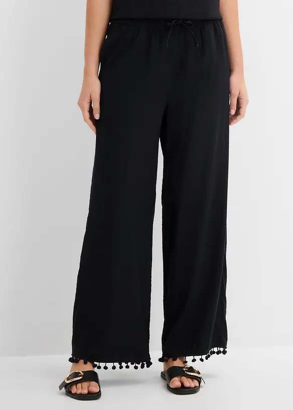 Pull on-bukse i viskoseblanding med pent fall, bonprix