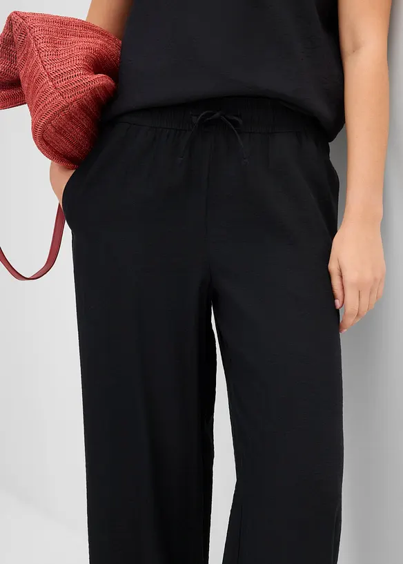 Pull on-bukse i viskoseblanding med pent fall, bonprix