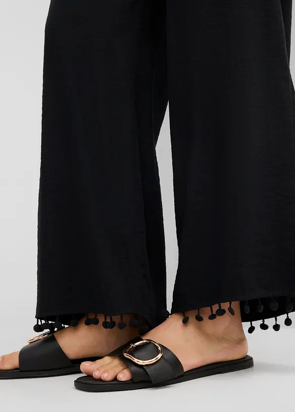 Pull on-bukse i viskoseblanding med pent fall, bonprix