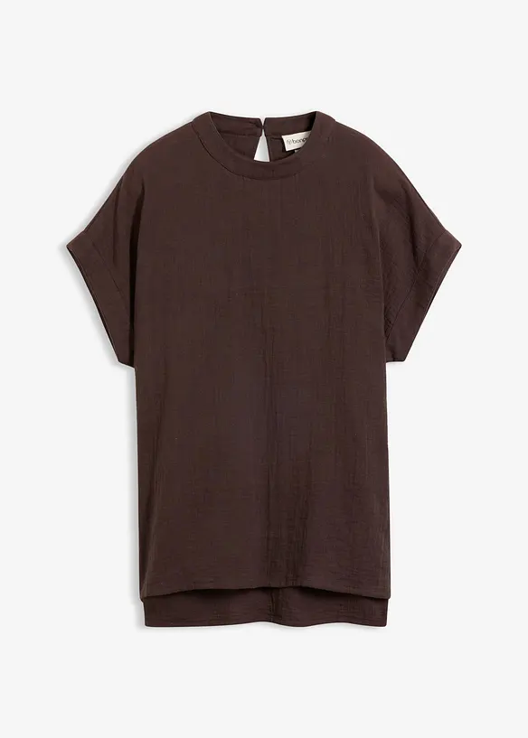 Myk musselinbluse, bonprix