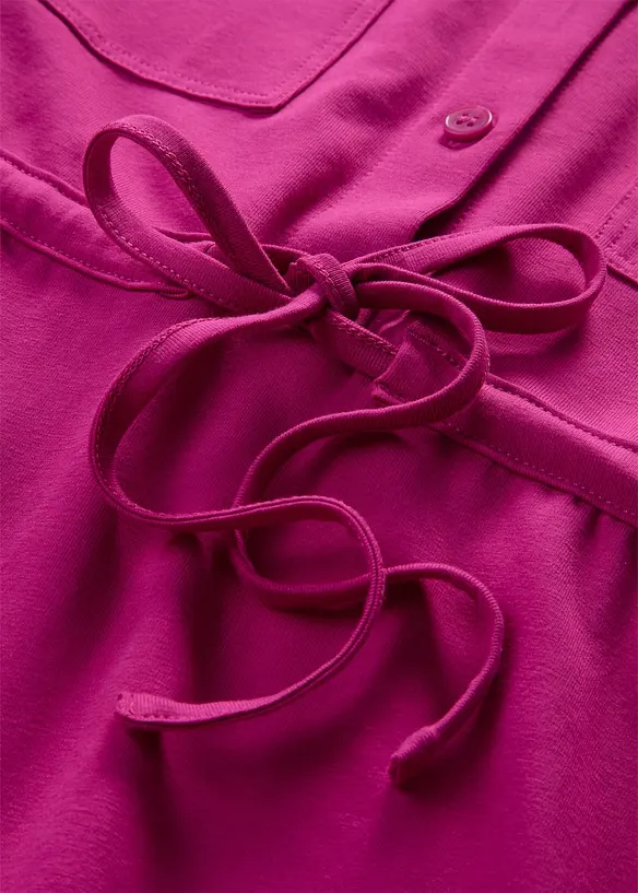 Jerseykjole i bomull med elastan, bonprix