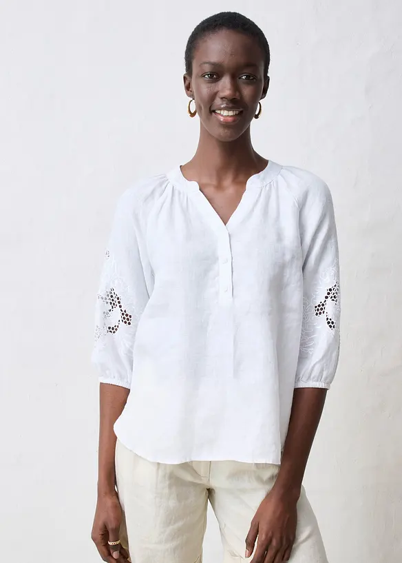 Linbluse, bonprix