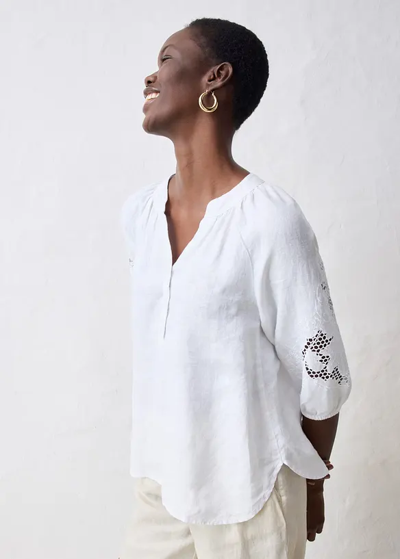 Linbluse, bonprix