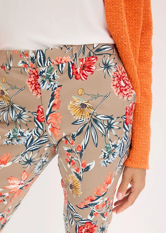 7/8-bukse i materiale med stretch, bonprix