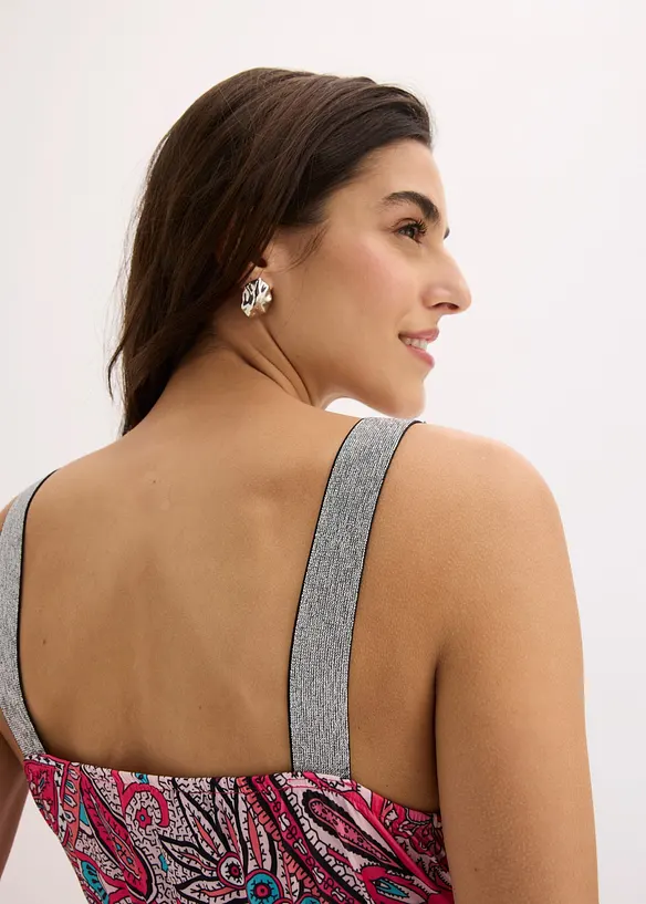 Maxikjole med applikasjoner, bonprix