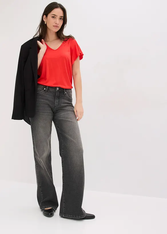 Topp i myk viskose, bonprix