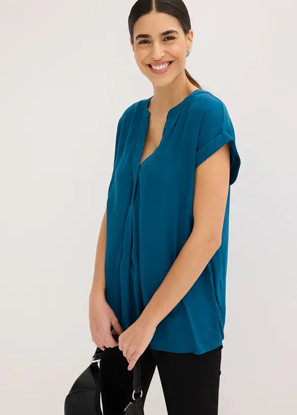 Bluse i 100% viskose, bonprix
