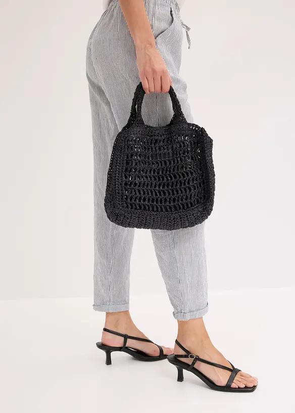 Linbukse med elastisk linning, bonprix