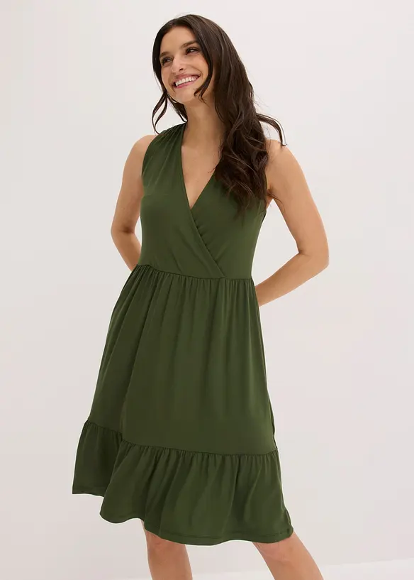 Jerseykjole i viskosemiks, bonprix