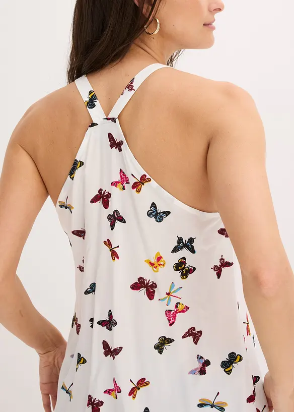 Ermel&oslash;s bluse i 100% viskose, bonprix