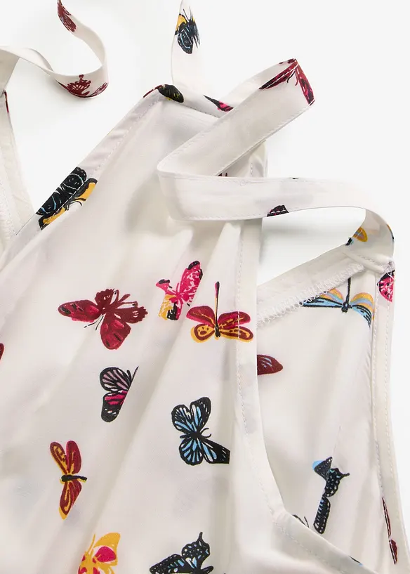 Ermel&oslash;s bluse i 100% viskose, bonprix