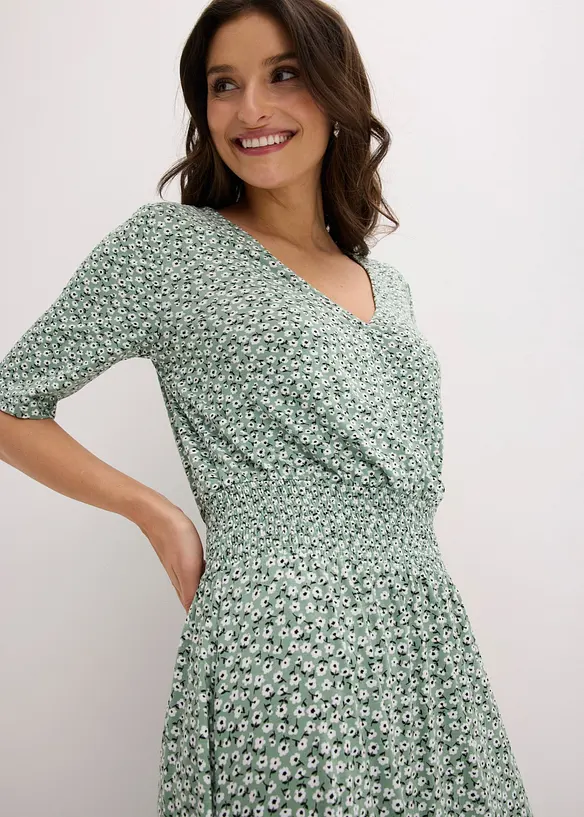 Jerseykjole i viskosemiks, bonprix