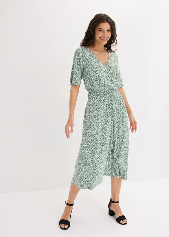 Jerseykjole i viskosemiks, bonprix