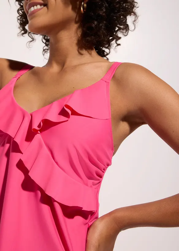 Tankini (2-delt sett) med volang, bonprix